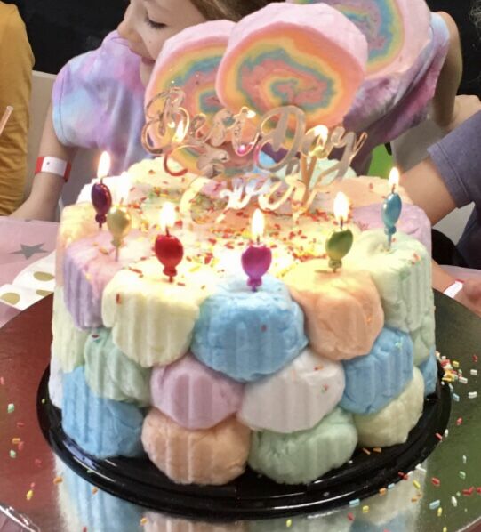 Party Puffs Candy Floss Cake