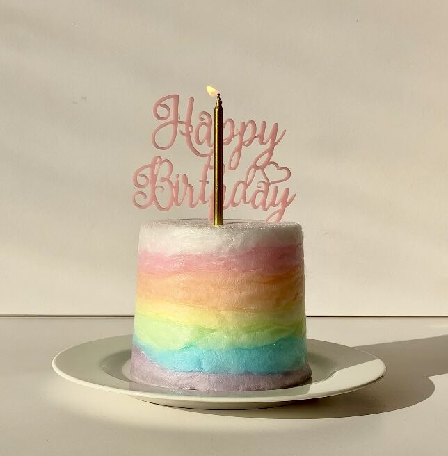 Mini Candy Floss Cake