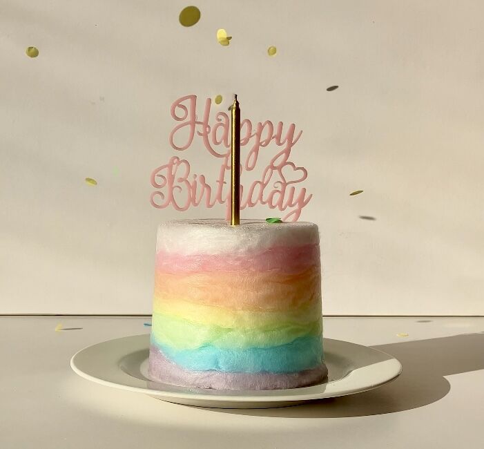 Mini Candy Floss Cake - Image 3
