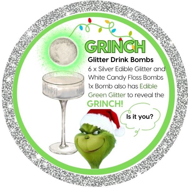 GRINCH - Glitter Drink Bombs - Image 3